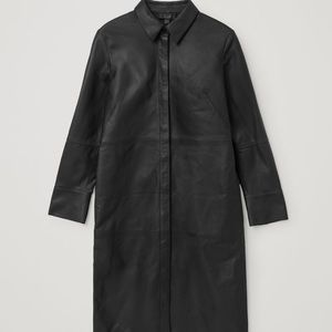 COS Nappa Leather Shirt Dress